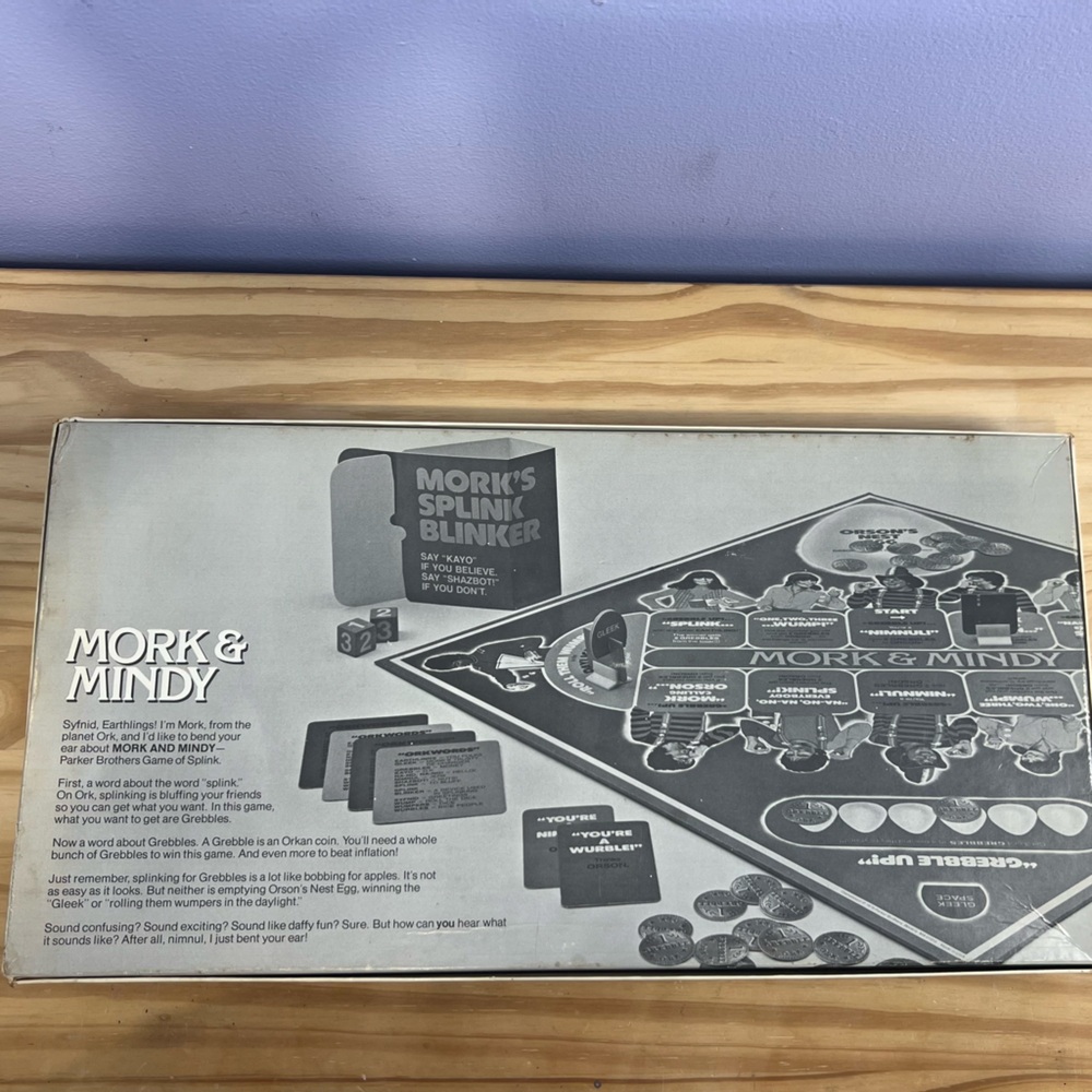 Vintage Mork and Mindy Board Game by Parker Brothers - 1979 - Picture 6 of 9